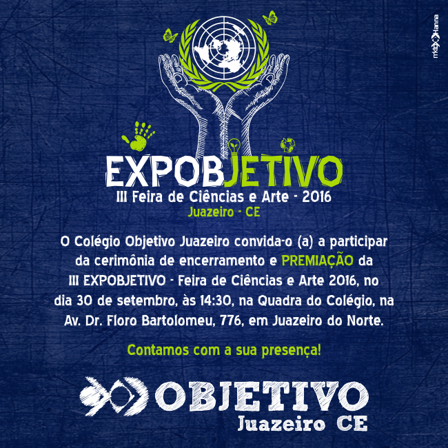 CONVITE PREMIAÇÃO III EXPOBJETIVO