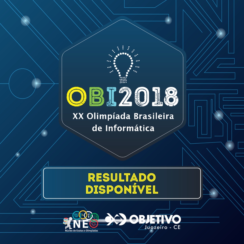 Resultado – Classificados para a 3ª fase da OBI