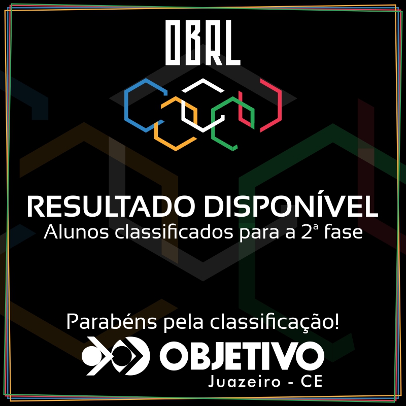 CLASSIFICADOS PARA 2ª FASE DA OBRL