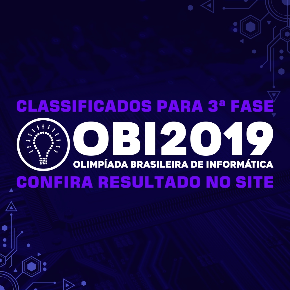 Classificados para 3ª fase – OBI