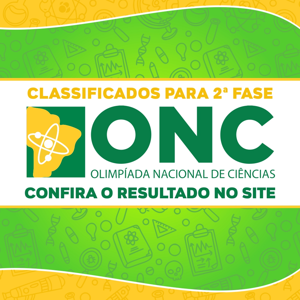 Classificados para 2ª fase – ONC